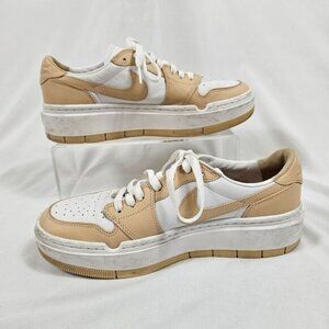 Nike Air Jordan 1 Elevate Low Sneakers In White Onyx - Size 11